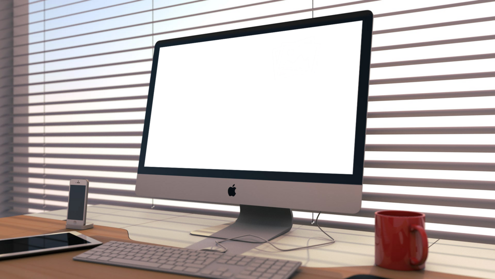 Desktop Mockup: early desktop