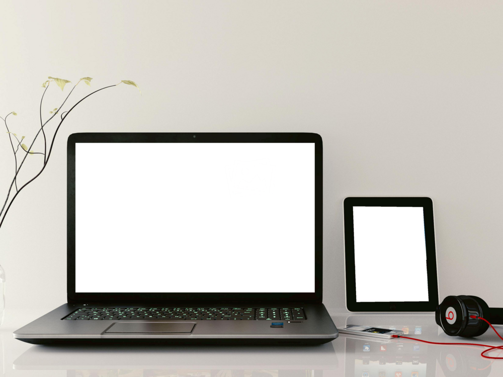 Desktop Mockup: electric desktop full