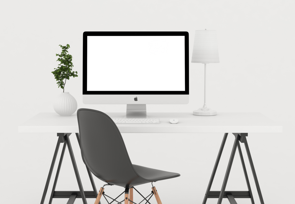 Desktop Mockup: french desktop