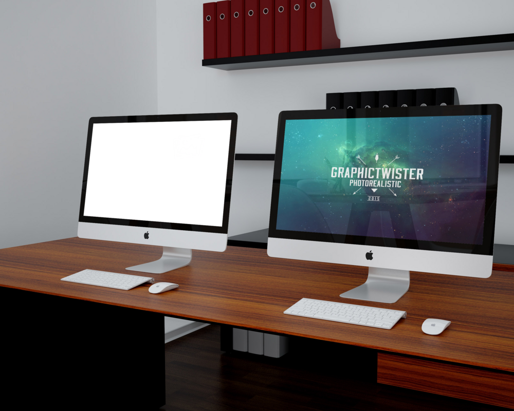 Desktop Mockup: growing desktop