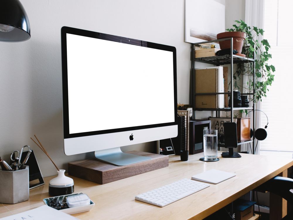 Desktop Mockup: optimistic desktop