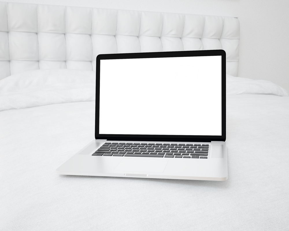 Laptop Mockup: crowded laptop
