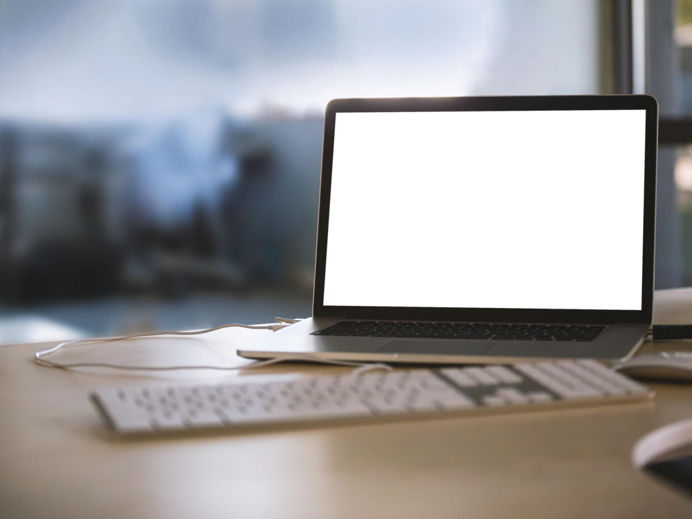 Laptop Mockup: generous laptop