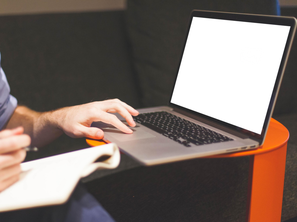 Laptop Mockup: grouchy laptop