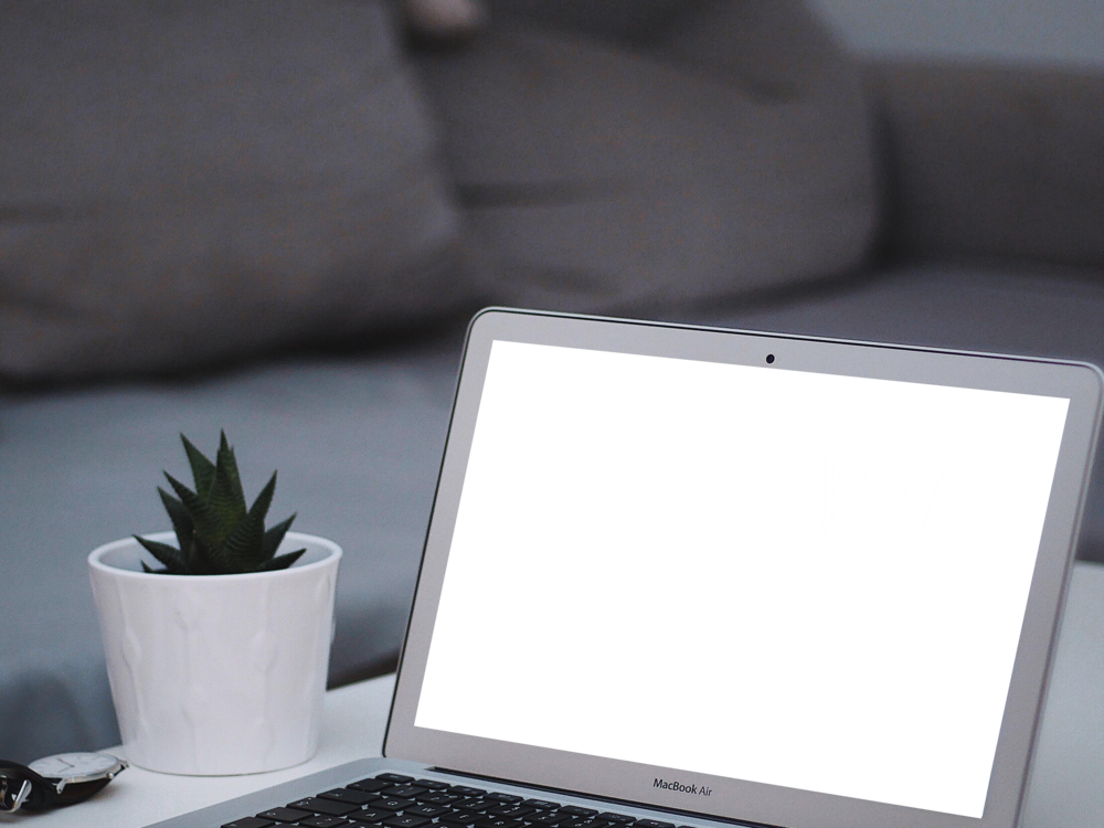 Laptop Mockup: high laptop