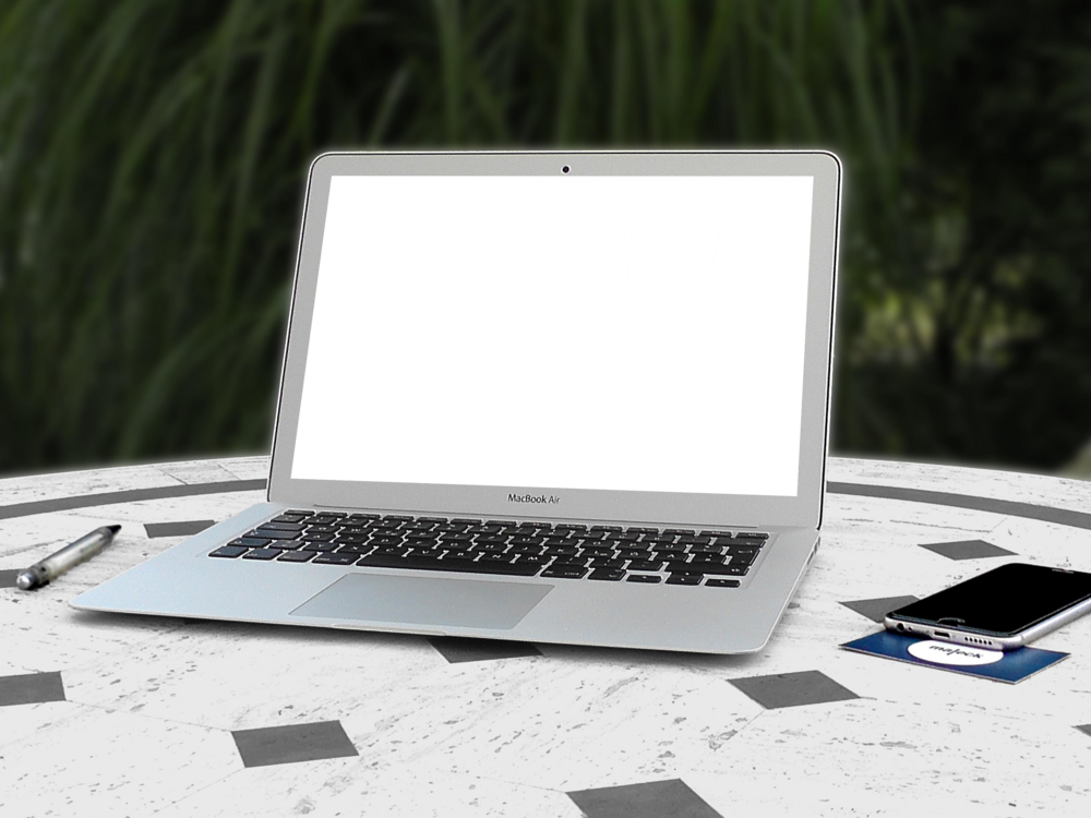 Laptop Mockup: illegal laptop