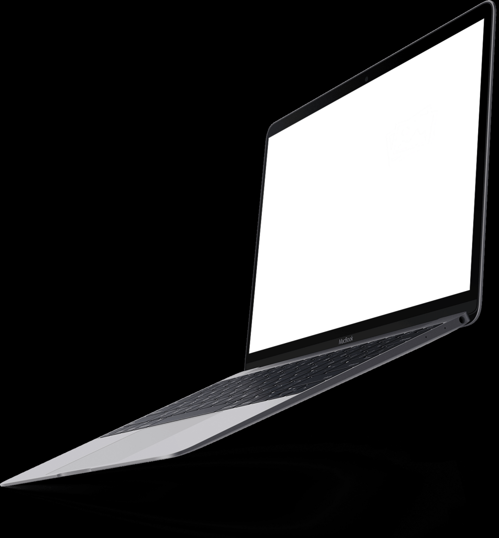 Laptop Mockup: smooth laptop