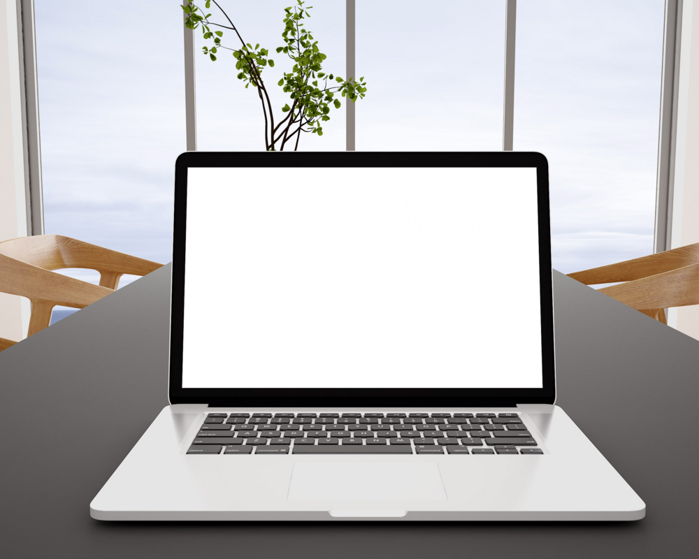 Laptop Mockup: superficial laptop