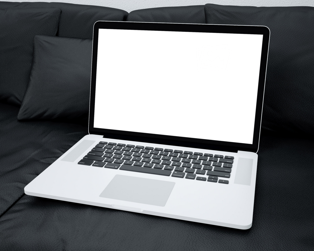 Laptop Mockup: taut laptop