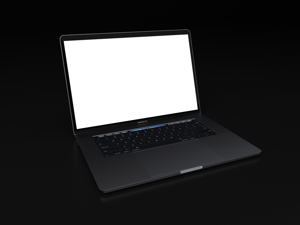 Laptop Mockup: thin laptop