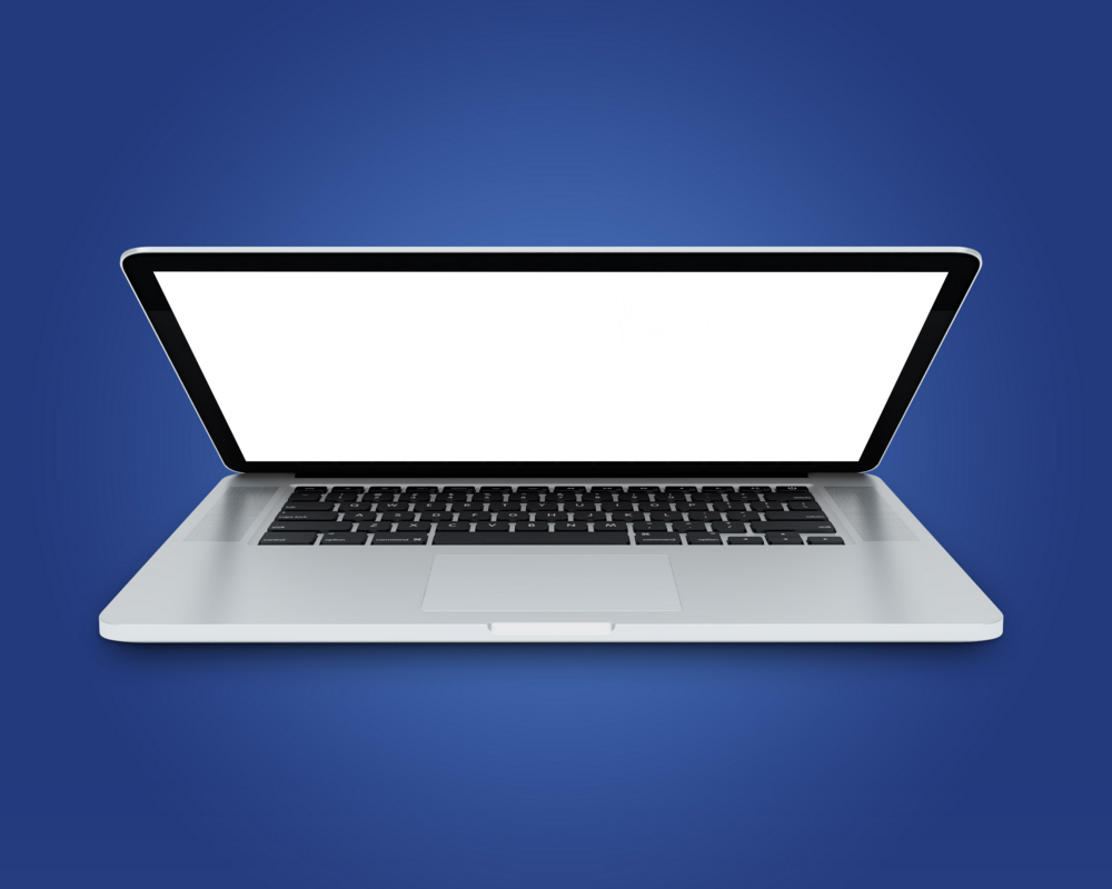 Laptop Mockup: whole laptop