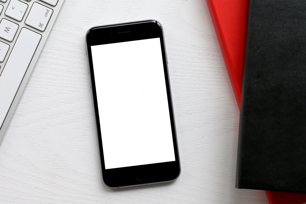 Mobile Mockup: pointed mobile