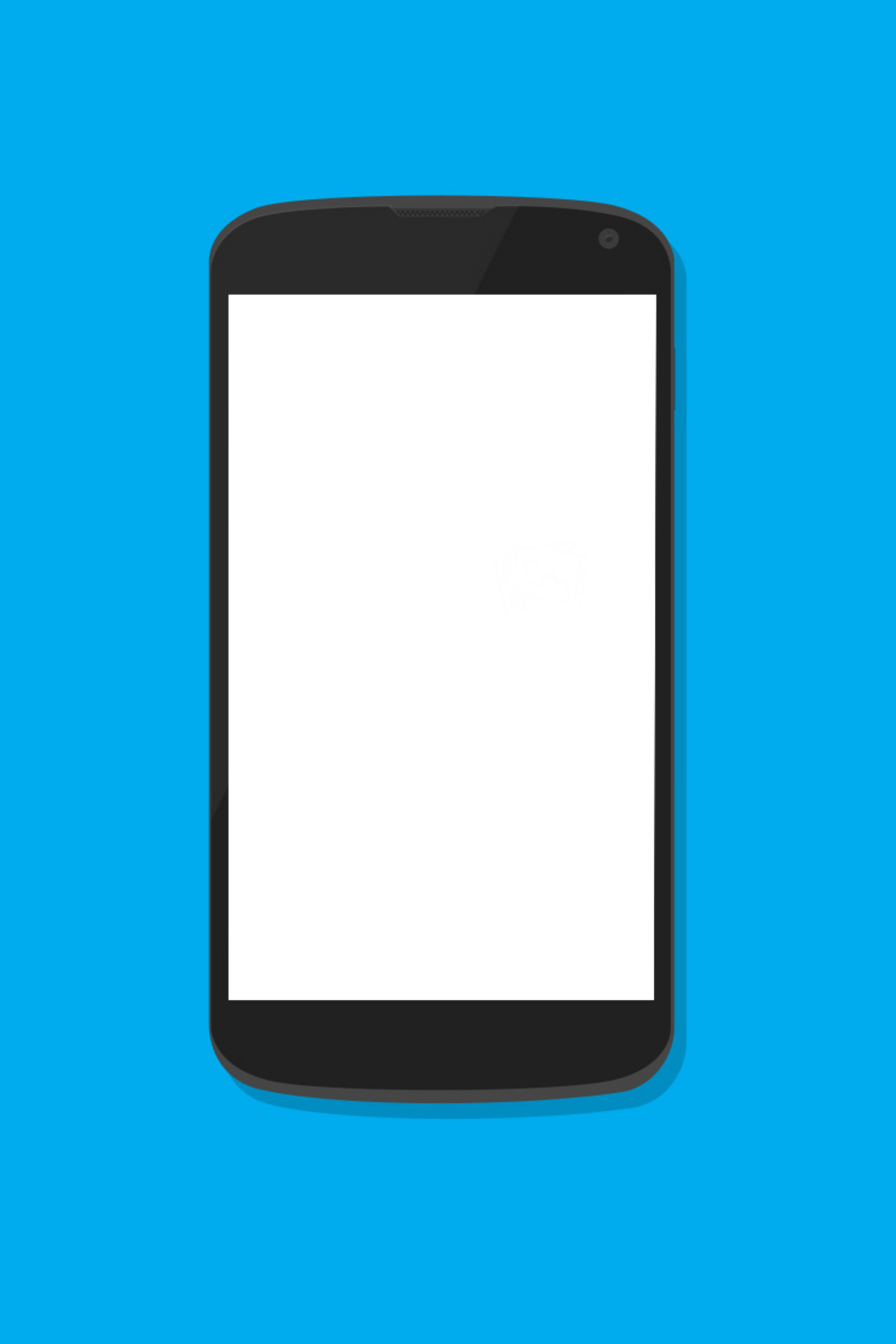 Mobile Mockup: reflecting mobile