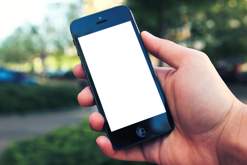 Mobile Mockup: shocked mobile
