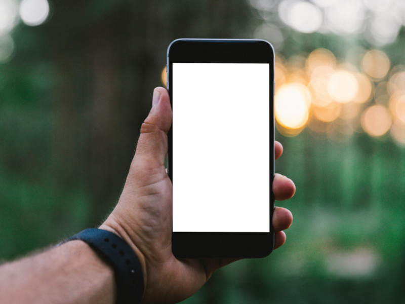 Mobile Mockup: troubled mobile