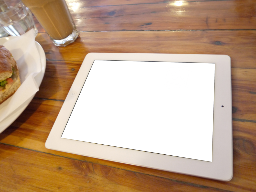 Tablet Mockup: illegal tablet