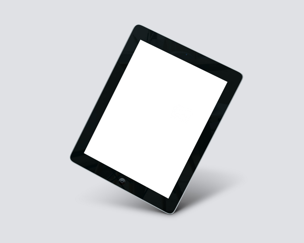Tablet Mockup: puzzled tablet