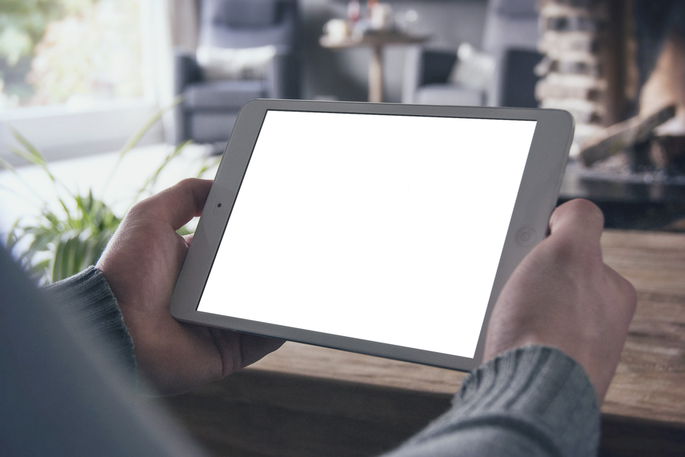 Tablet Mockup: vigorous tablet