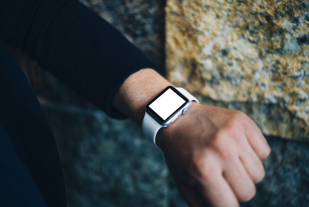 Watch Mockup: concrete watch